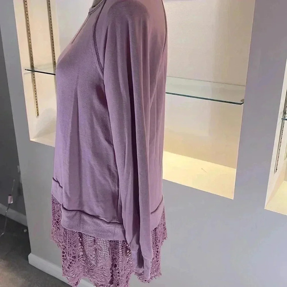 Rewind women's  blouse-tunic purple  size Medium - Picture 4 of 8